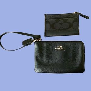 Coach Wristlet & Coin Change Wallet